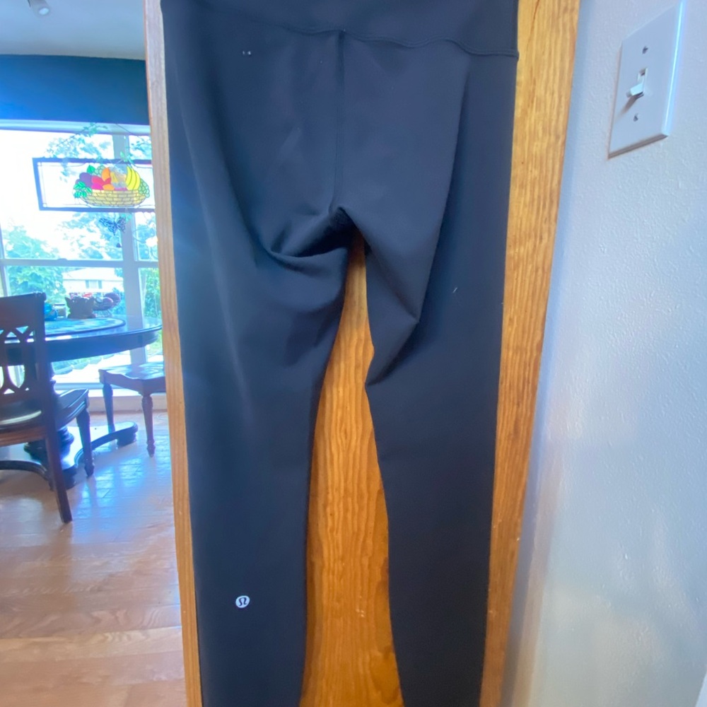 Lululemon Athletica Black Leggings with Logo